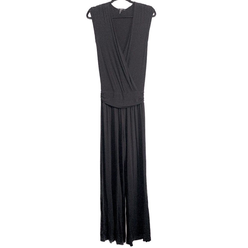 Tart Faux Wrap Neckline Wide Leg Jumpsuit
